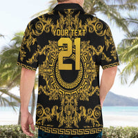 World Football 2026 Italy Custom Hawaiian Shirt Black Gold Baroque Medusa Edition - Wonder Print Shop