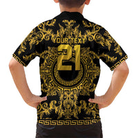 World Football 2026 Italy Custom Hawaiian Shirt Black Gold Baroque Medusa Edition - Wonder Print Shop
