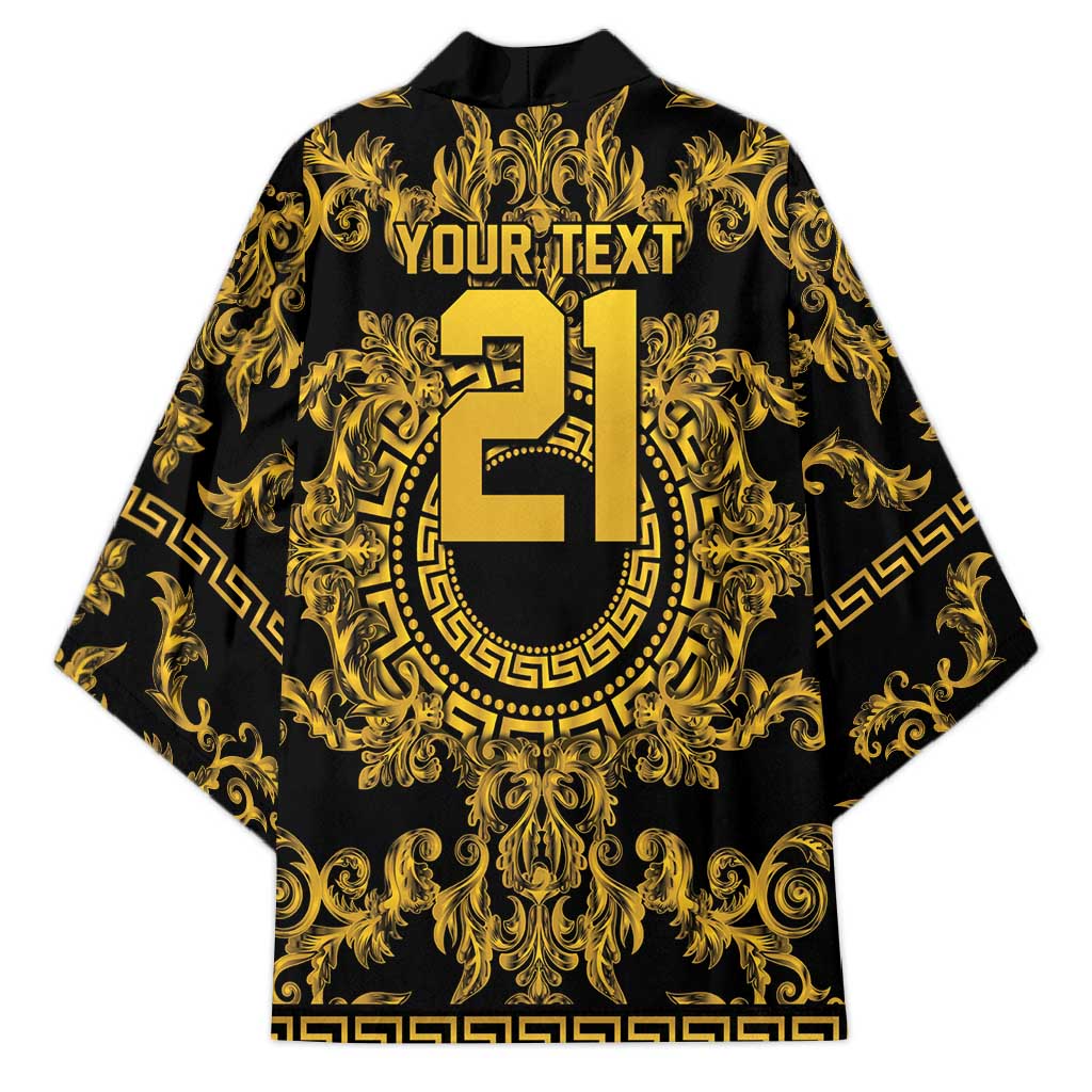 World Football 2026 Italy Custom Kimono Black Gold Baroque Medusa Edition - Wonder Print Shop