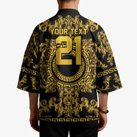 World Football 2026 Italy Custom Kimono Black Gold Baroque Medusa Edition - Wonder Print Shop