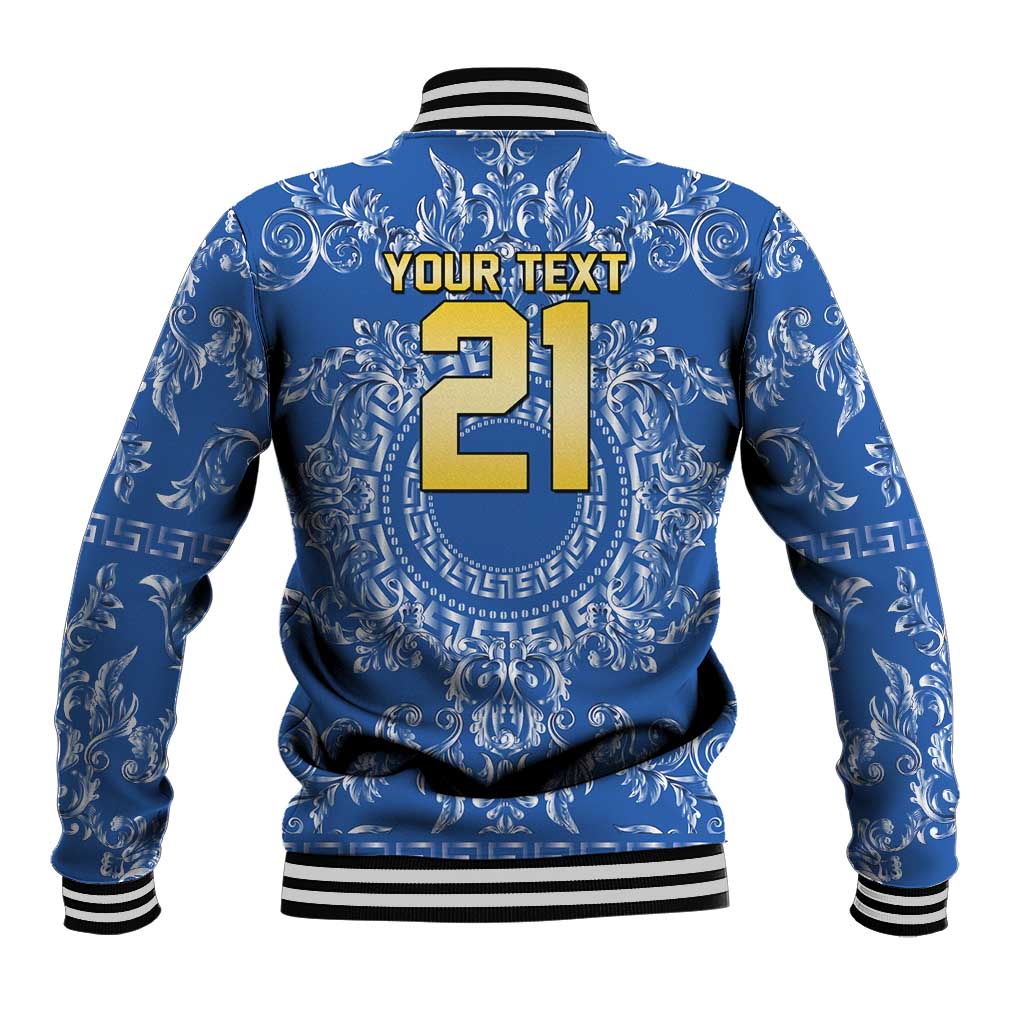 World Football 2026 Italy Custom Baseball Jacket Blue Baroque Trinacria Edition - Wonder Print Shop