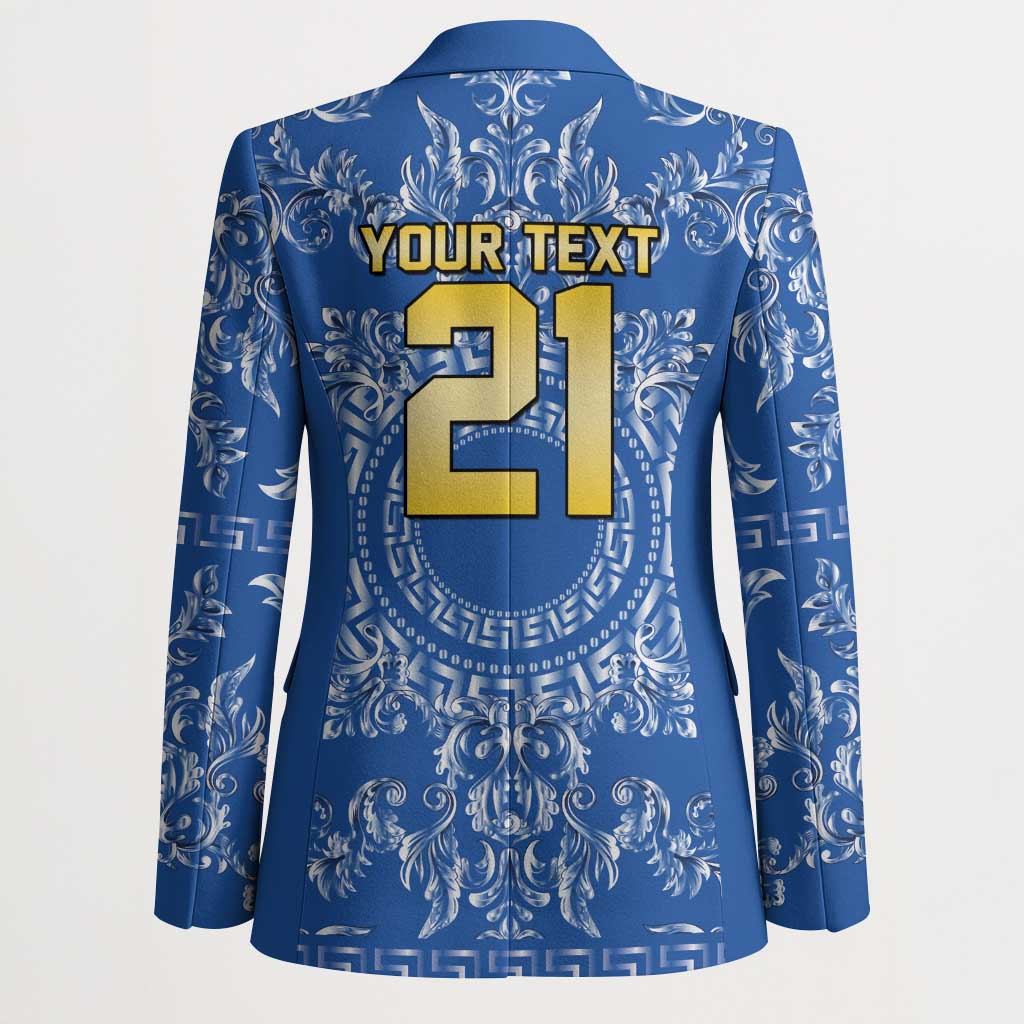 World Football 2026 Italy Custom Blazer Blue Baroque Trinacria Edition - Wonder Print Shop