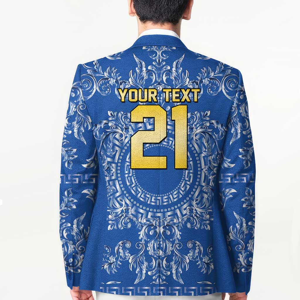 World Football 2026 Italy Custom Blazer Blue Baroque Trinacria Edition - Wonder Print Shop