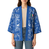World Football 2026 Italy Custom Kimono Blue Baroque Trinacria Edition - Wonder Print Shop