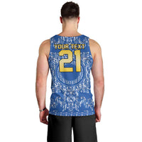 World Football 2026 Italy Custom Men Tank Top Blue Baroque Trinacria Edition - Wonder Print Shop