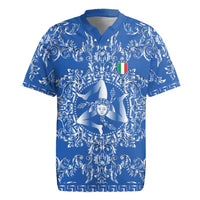 World Football 2026 Italy Custom Rugby Jersey Blue Baroque Trinacria Edition - Wonder Print Shop