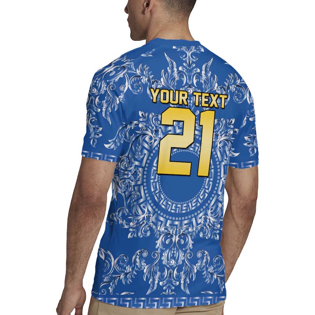 World Football 2026 Italy Custom Rugby Jersey Blue Baroque Trinacria Edition - Wonder Print Shop