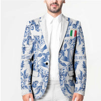 World Football 2026 Italy Custom Blazer Blue White Baroque Trinacria Edition - Wonder Print Shop
