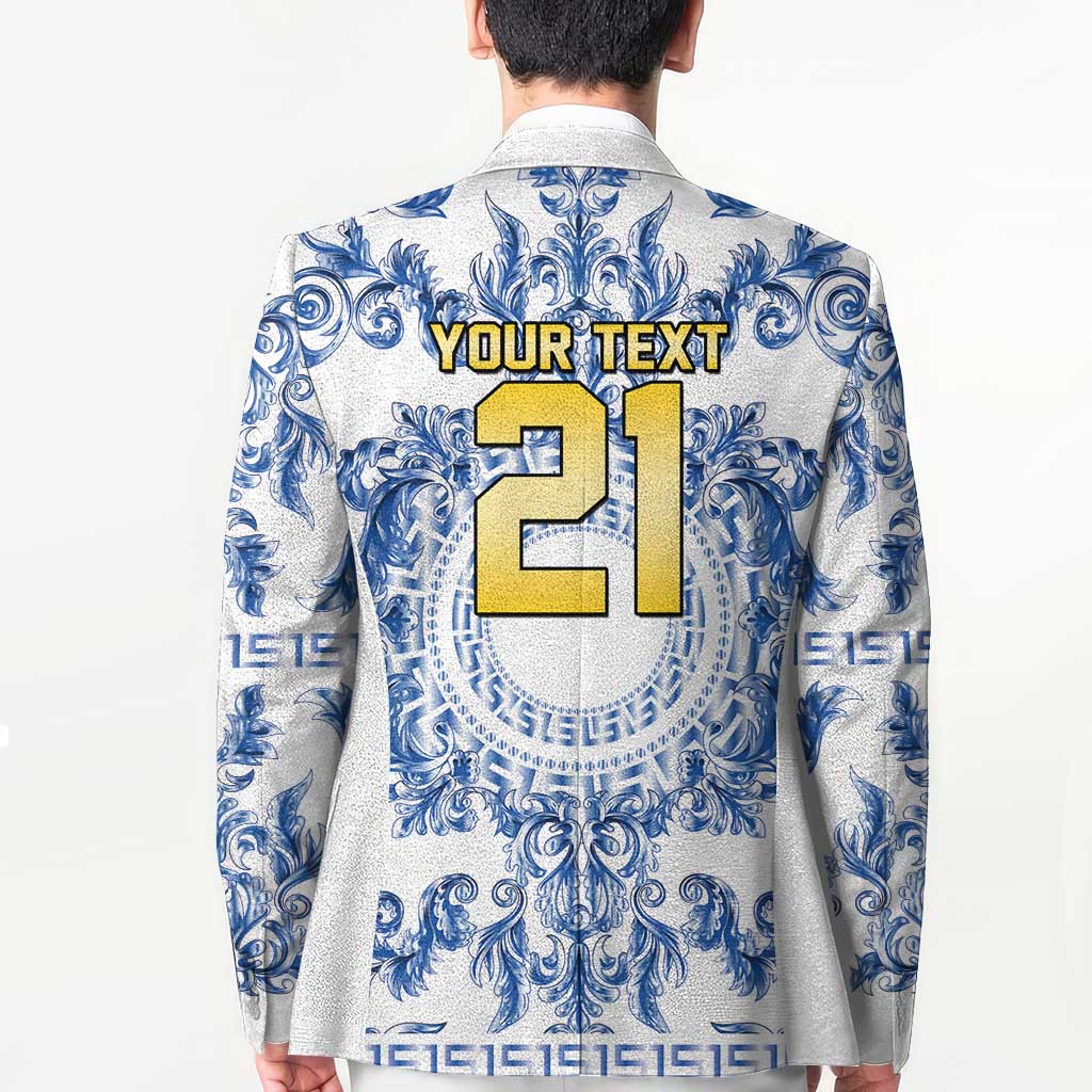World Football 2026 Italy Custom Blazer Blue White Baroque Trinacria Edition - Wonder Print Shop