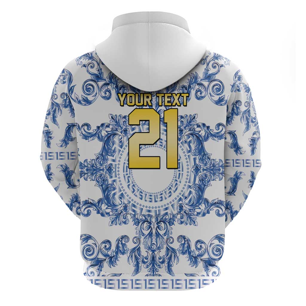 World Football 2026 Italy Custom Hoodie Blue White Baroque Trinacria Edition - Wonder Print Shop