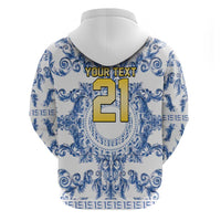World Football 2026 Italy Custom Hoodie Blue White Baroque Trinacria Edition - Wonder Print Shop