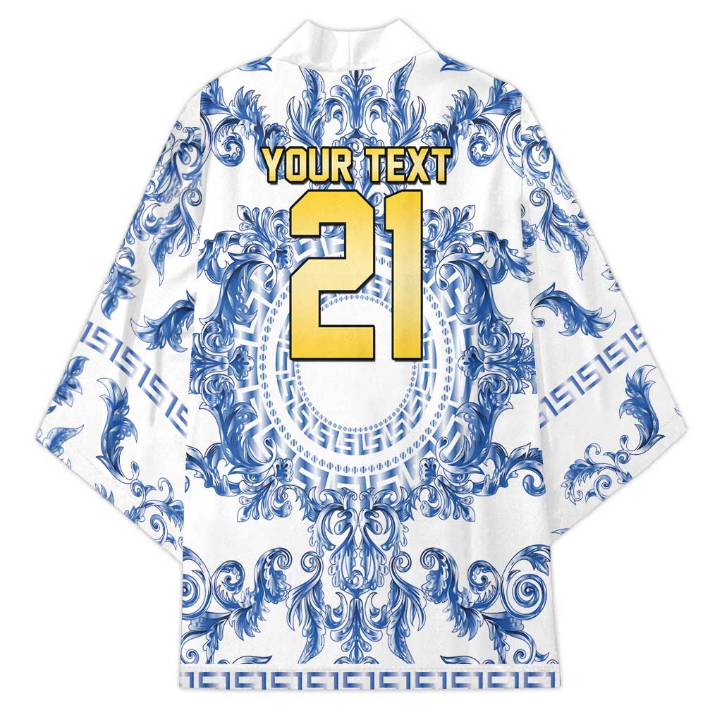 World Football 2026 Italy Custom Kimono Blue White Baroque Trinacria Edition - Wonder Print Shop