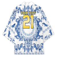 World Football 2026 Italy Custom Kimono Blue White Baroque Trinacria Edition - Wonder Print Shop