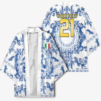 World Football 2026 Italy Custom Kimono Blue White Baroque Trinacria Edition - Wonder Print Shop