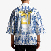 World Football 2026 Italy Custom Kimono Blue White Baroque Trinacria Edition - Wonder Print Shop