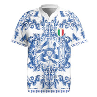 World Football 2026 Italy Custom Rugby Jersey Blue White Baroque Trinacria Edition - Wonder Print Shop