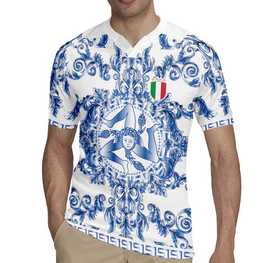 World Football 2026 Italy Custom Rugby Jersey Blue White Baroque Trinacria Edition - Wonder Print Shop