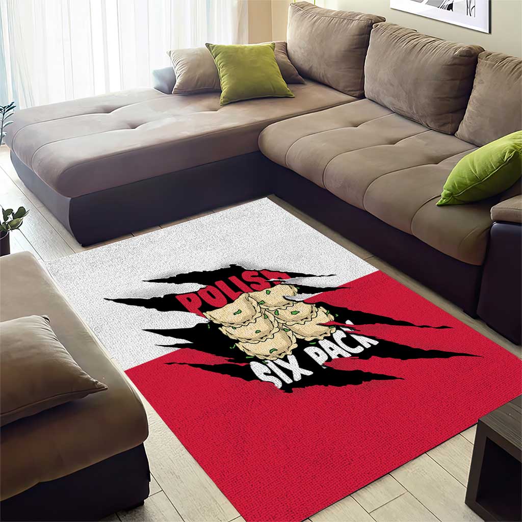 Polish Pierogi Six Pack Area Rug