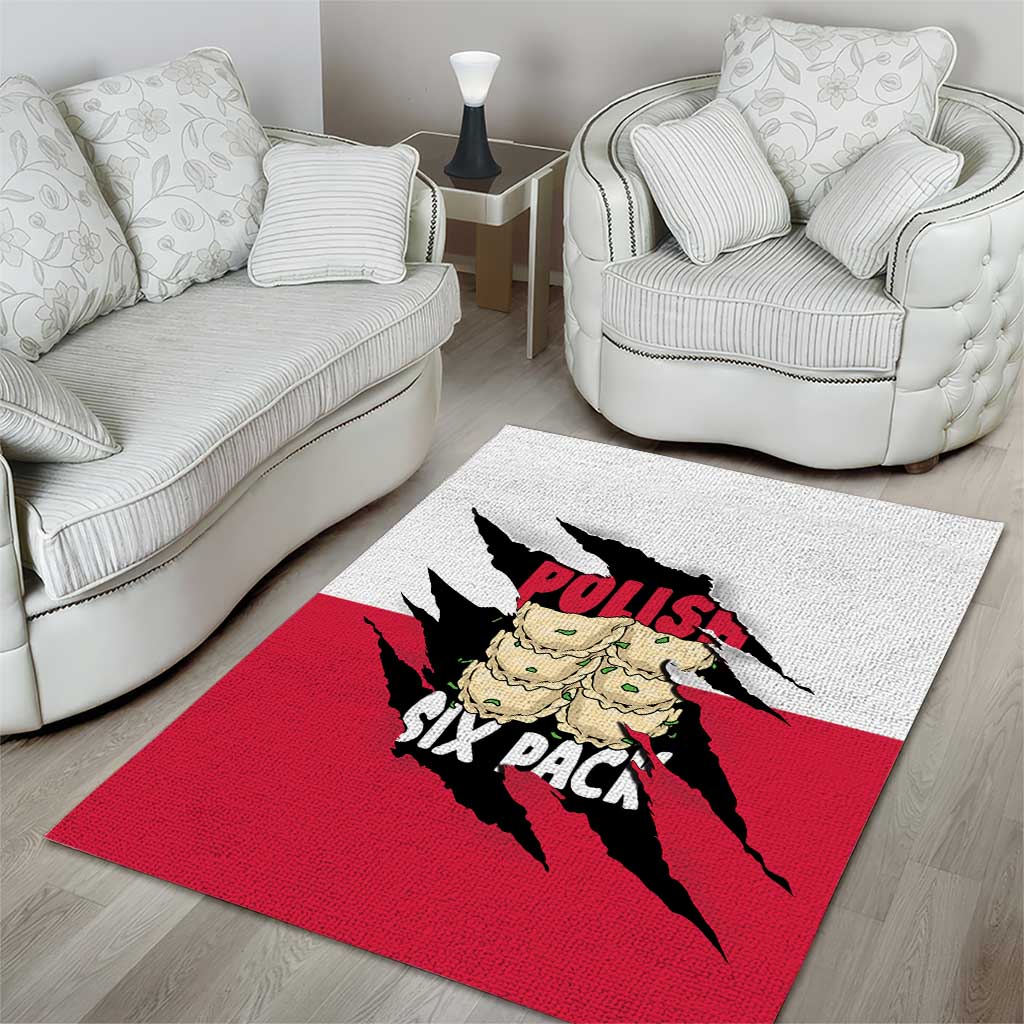 Polish Pierogi Six Pack Area Rug