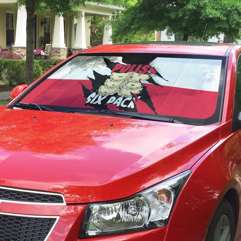 Polish Pierogi Six Pack Auto Sun Shade