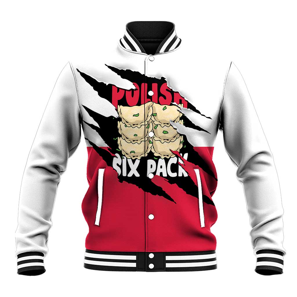 Polish Pierogi Six Pack Baseball Jacket