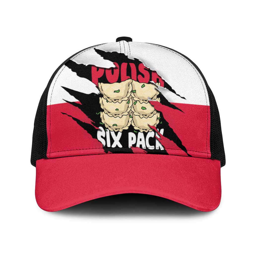 Polish Pierogi Six Pack Baseball Net Cap
