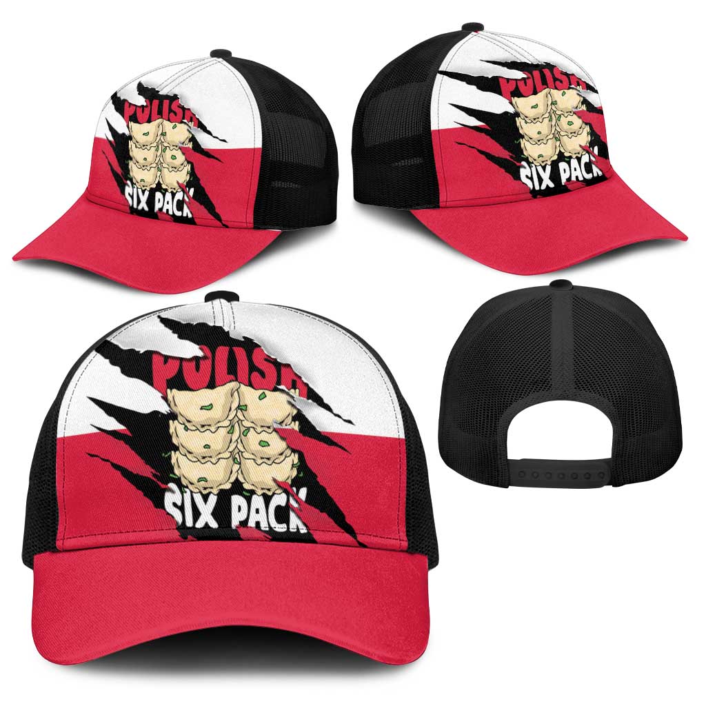 Polish Pierogi Six Pack Baseball Net Cap
