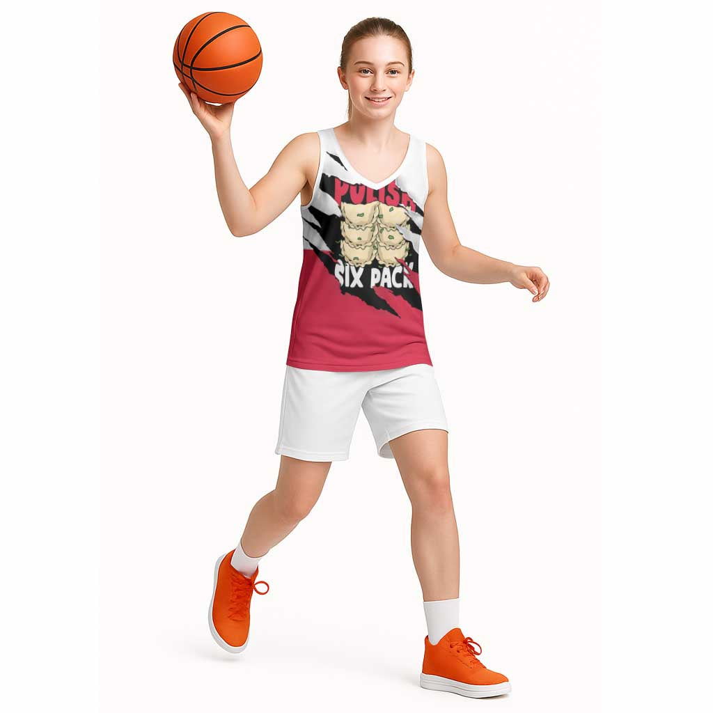 Polish Pierogi Six Pack Basketball Jersey