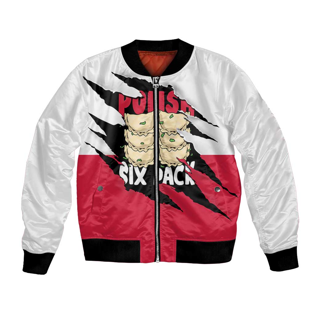 Polish Pierogi Six Pack Bomber Jacket