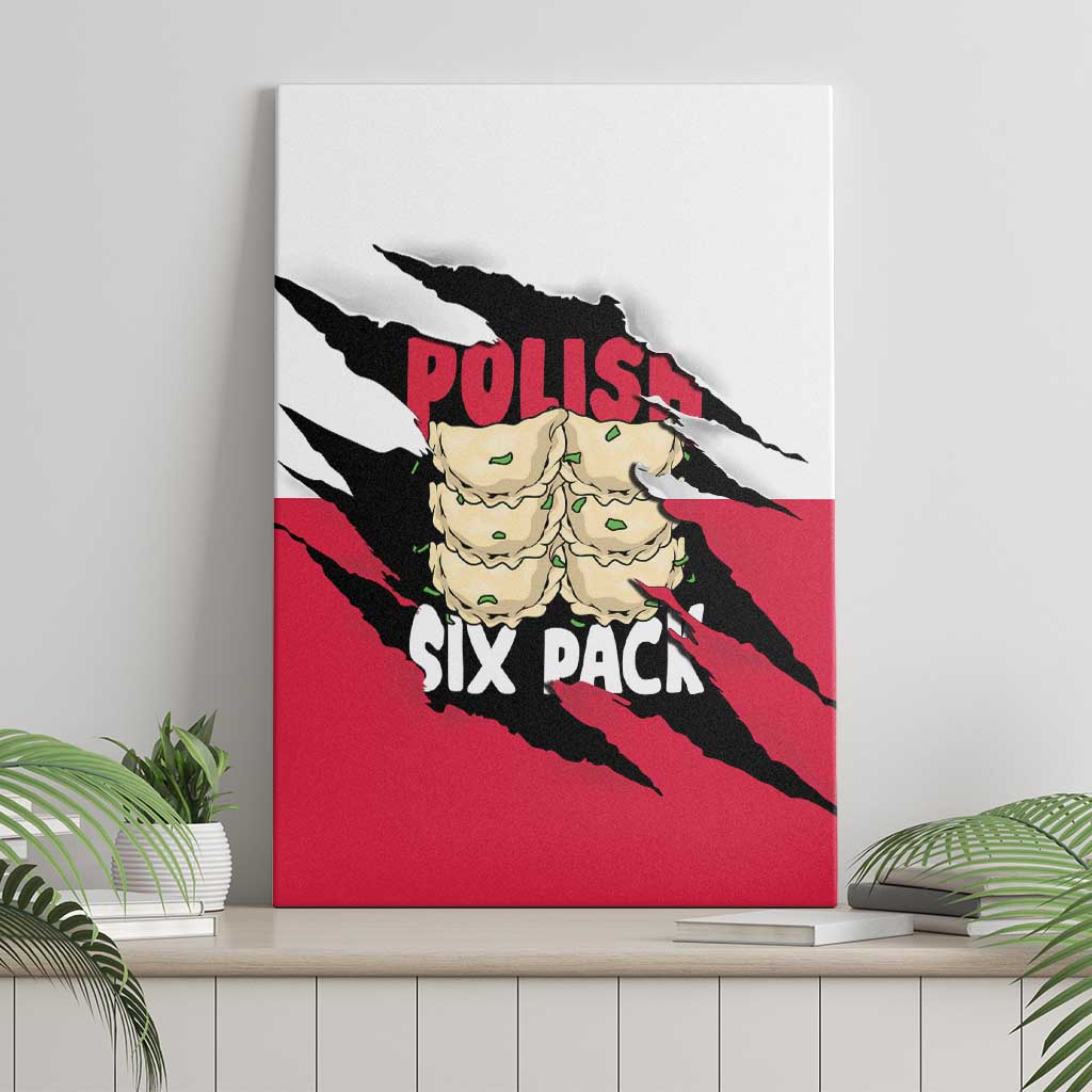 Polish Pierogi Six Pack Canvas Wall Art