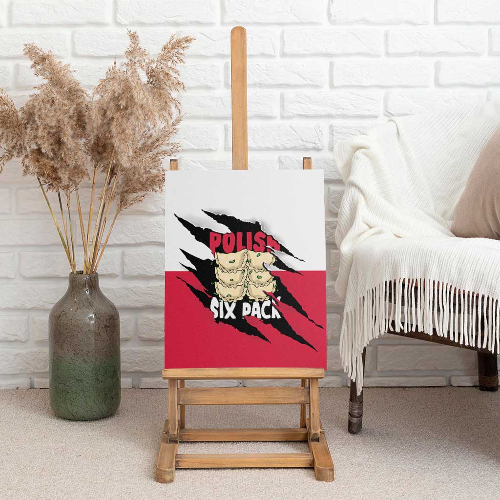 Polish Pierogi Six Pack Canvas Wall Art