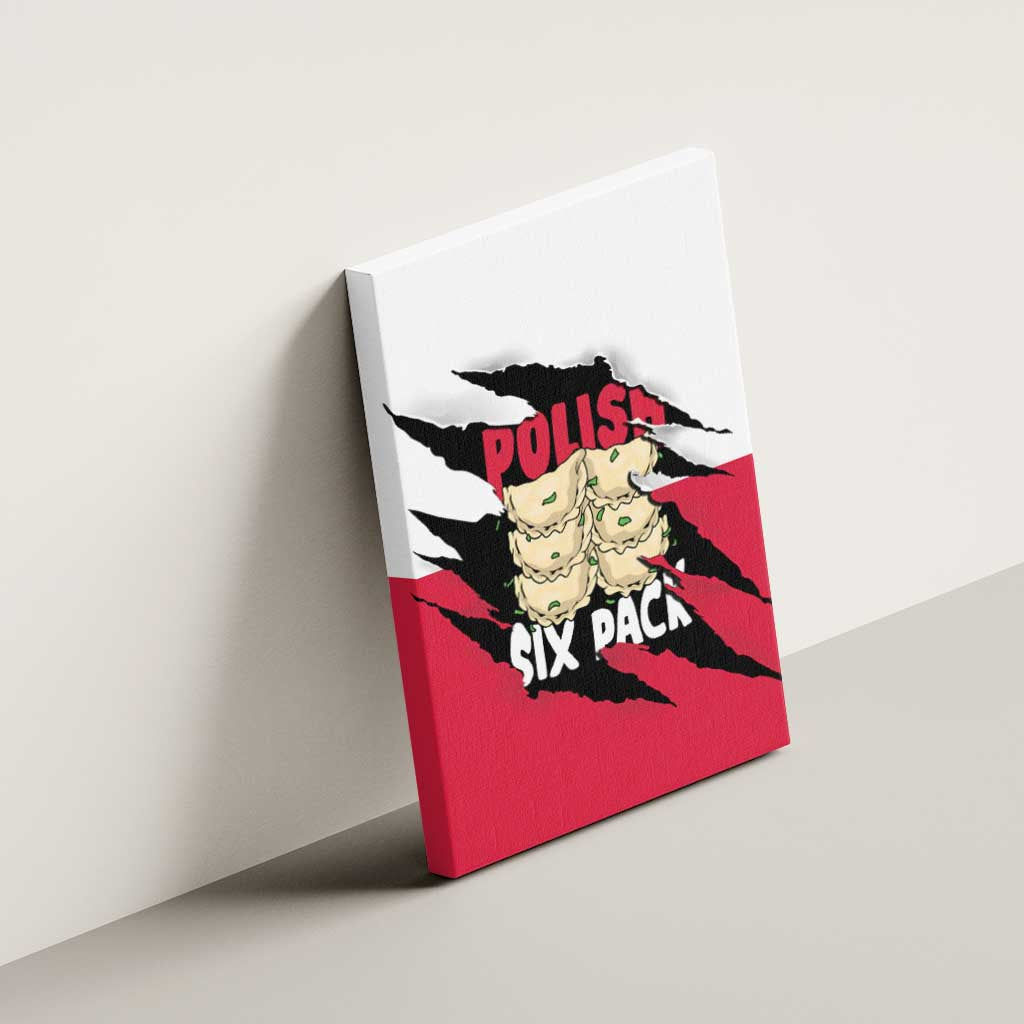 Polish Pierogi Six Pack Canvas Wall Art
