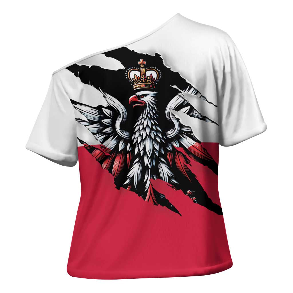 Polish Pierogi Six Pack Cross Shoulder Shirt