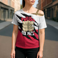 Polish Pierogi Six Pack Cross Shoulder Shirt