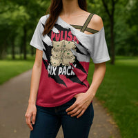 Polish Pierogi Six Pack Cross Shoulder Shirt