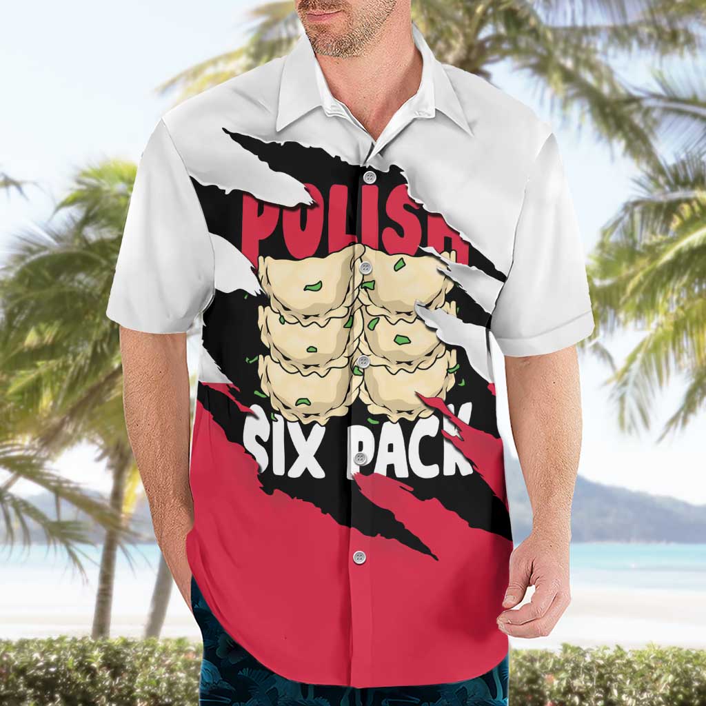 Polish Pierogi Six Pack Hawaiian Shirt