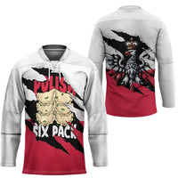 Polish Pierogi Six Pack Hockey Jersey