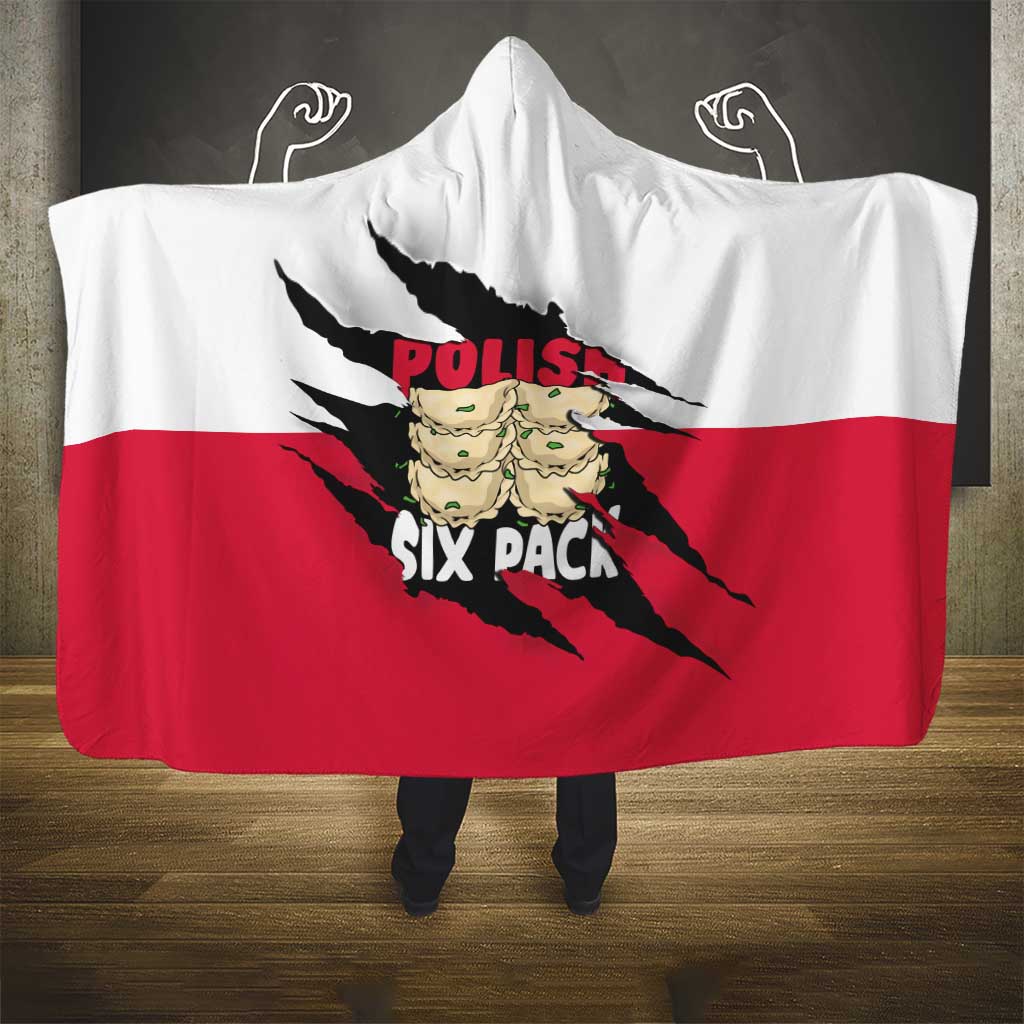 Polish Pierogi Six Pack Hooded Blanket