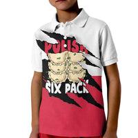 Polish Pierogi Six Pack Kid Polo Shirt