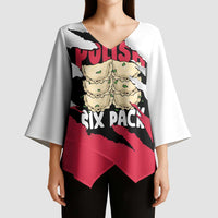 Polish Pierogi Six Pack Kimono Sleeve Blouse
