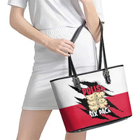 Polish Pierogi Six Pack Leather Tote Bag