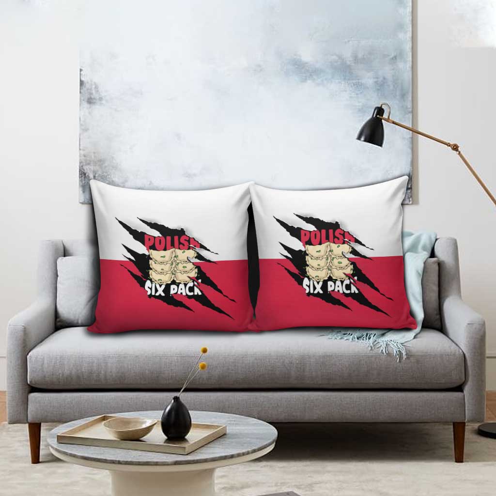 Polish Pierogi Six Pack Pillow Cover