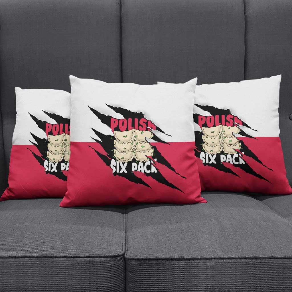 Polish Pierogi Six Pack Pillow Cover