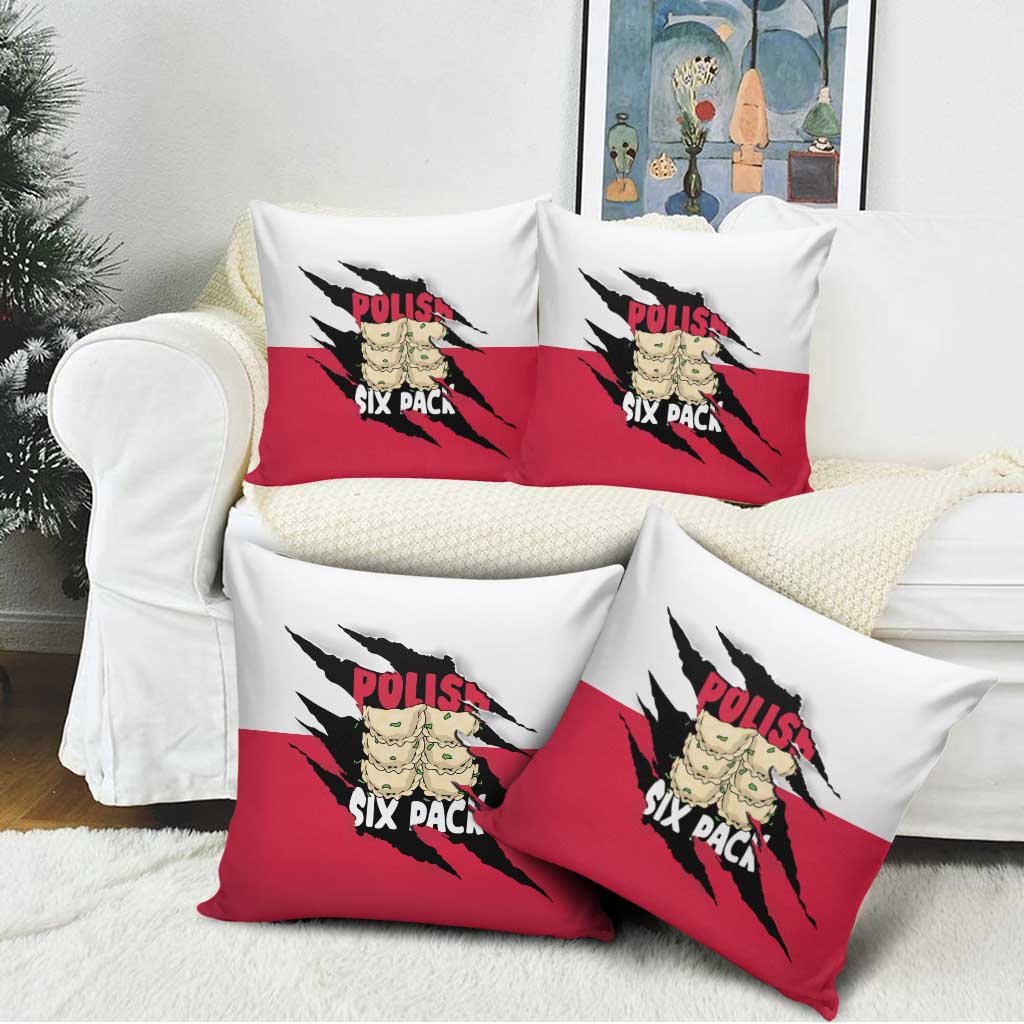 Polish Pierogi Six Pack Pillow Cover