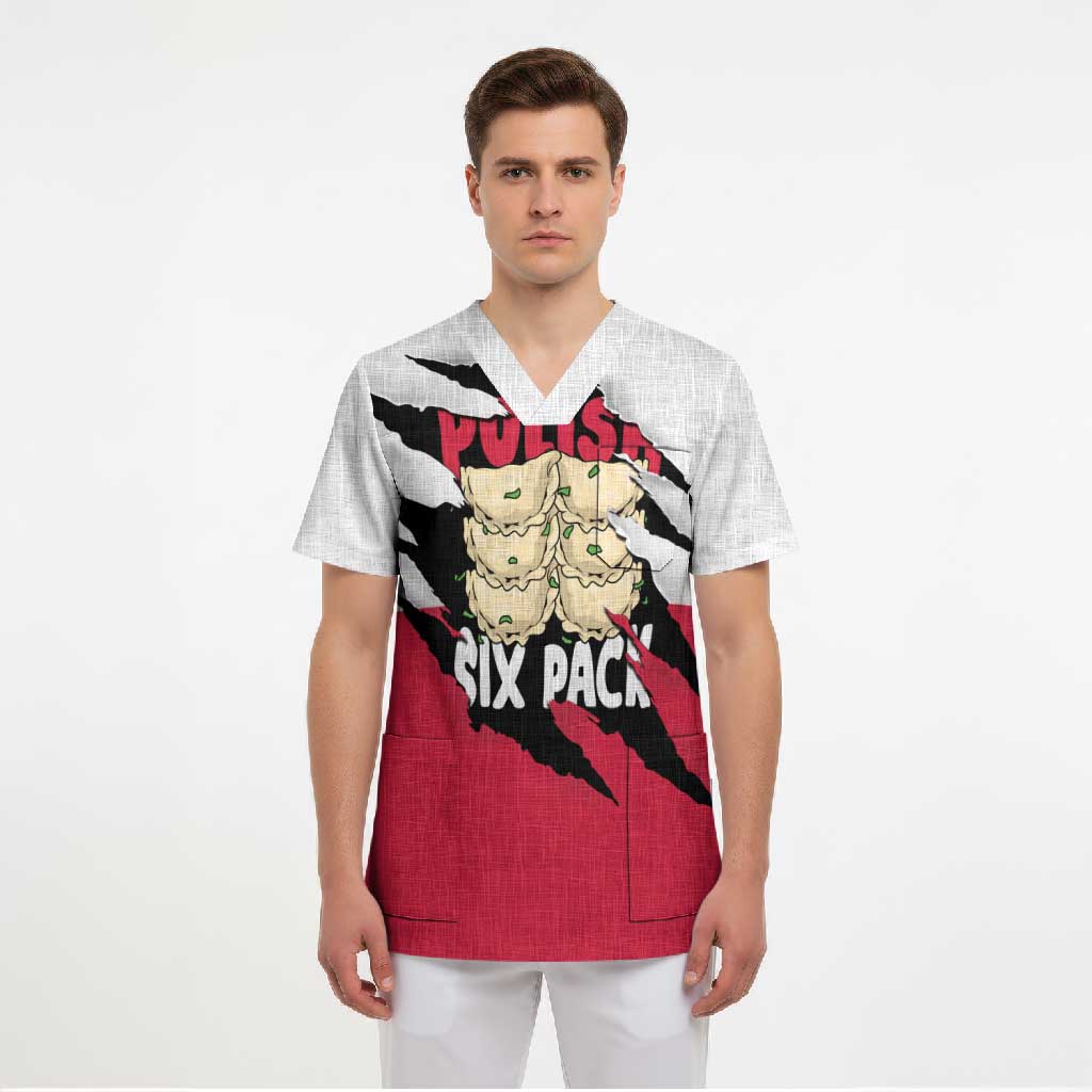 Polish Pierogi Six Pack Scrub Top