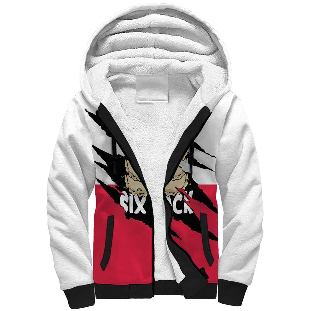 Polish Pierogi Six Pack Sherpa Hoodie