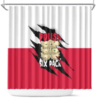 Polish Pierogi Six Pack Shower Curtain