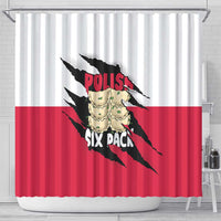 Polish Pierogi Six Pack Shower Curtain