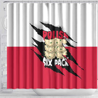 Polish Pierogi Six Pack Shower Curtain