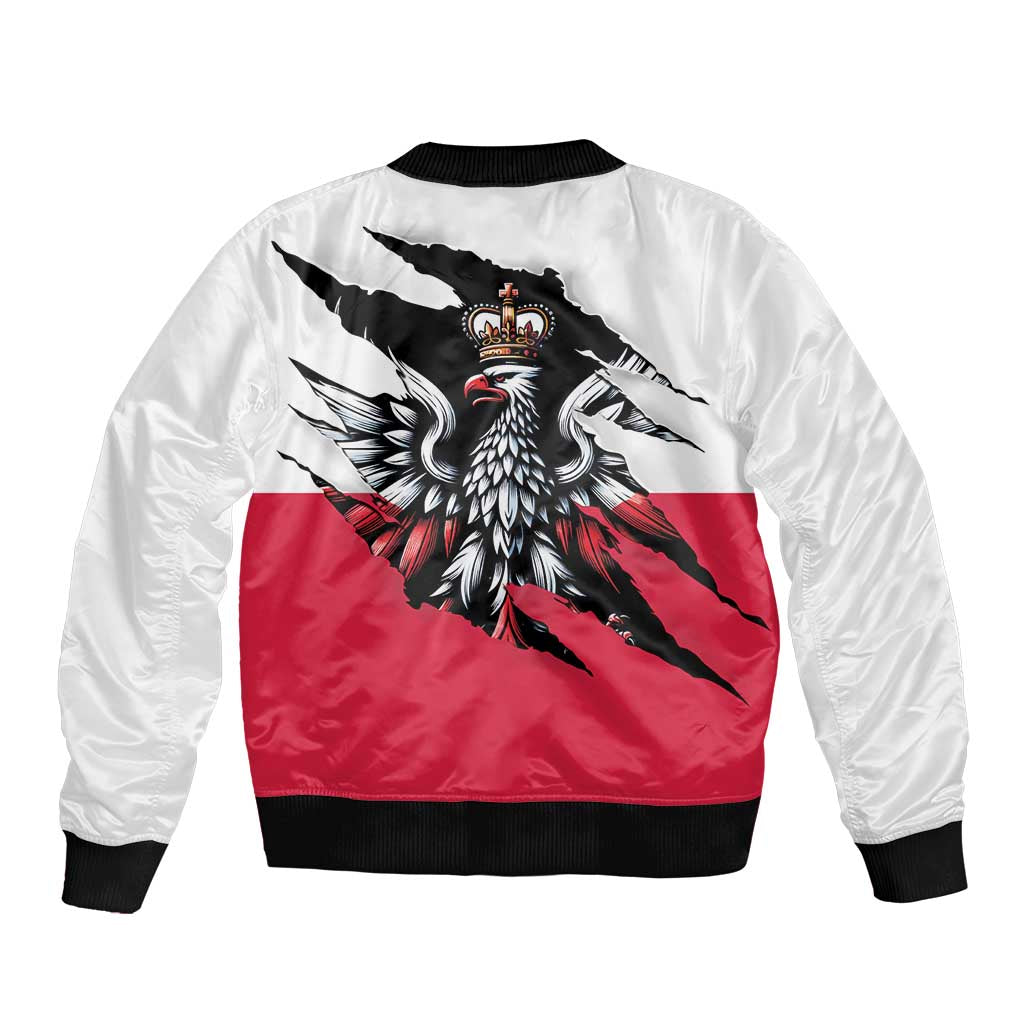 Polish Pierogi Six Pack Sleeve Zip Bomber Jacket